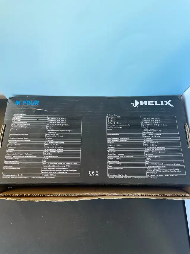 HELIX M FOUR CAR AMP - Photo 3