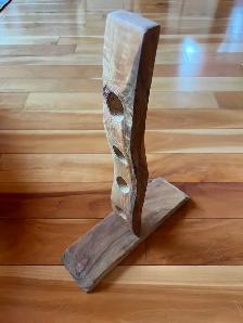 Four Bottle Solid Harwood Wine Rack BRAND NEW ARTISAN MADE