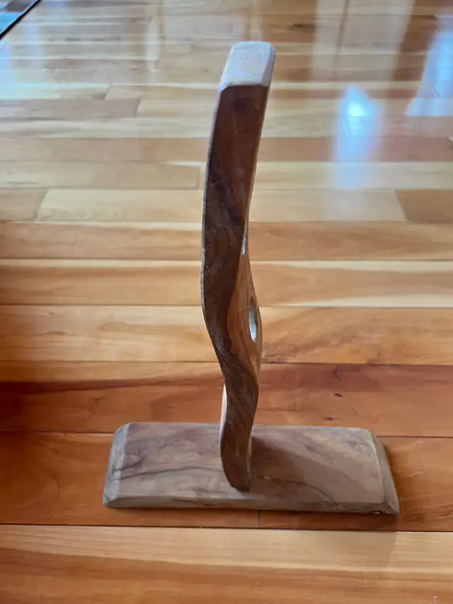 Four Bottle Solid Harwood Wine Rack BRAND NEW ARTISAN MADE - Photo 3