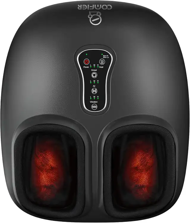 COMFIER Shiatsu Foot Massager w/ Heat, Vibration, Compression