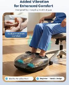 COMFIER Shiatsu Foot Massager w/ Heat, Vibration, Compression - Photo 3
