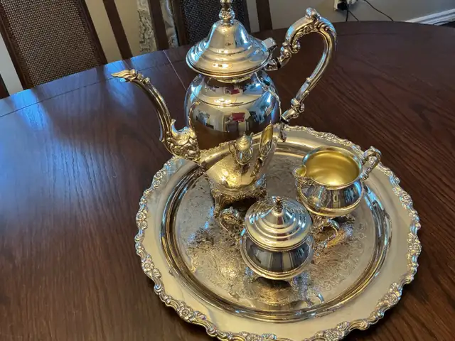Silver coffee set