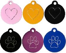 Médaille d'Identification Gravée et Collier pour Chat et Chien - Photo 4