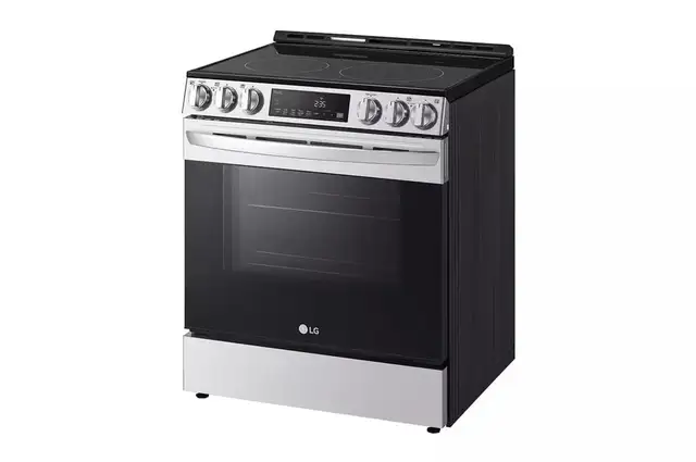 LG 6.3 Cu Ft Smart Electric Range – Air Fry - Photo 2