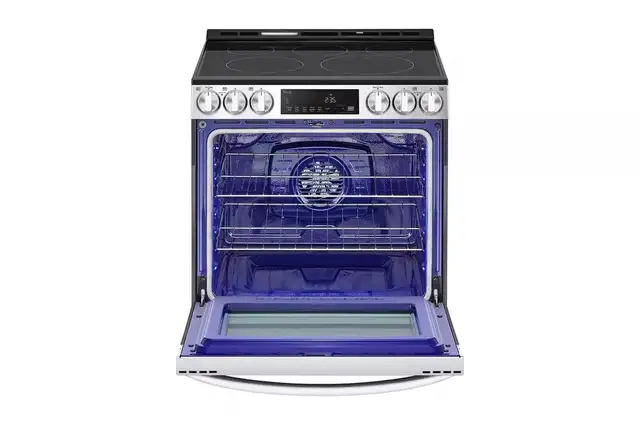 LG 6.3 Cu Ft Smart Electric Range – Air Fry - Photo 3