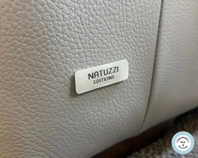 Near New Natuzzi Leather Power Reclining Sofa at Charmaine's - Photo 5