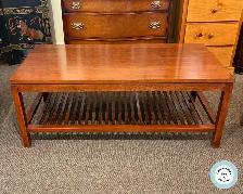 Exquisite Solid Cherry Stickley Coffee Table at Charmaine's