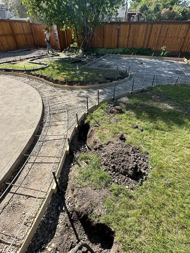 concrete form setter, concrete prep, residential flat work