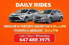 Windsor to Toronto/Brampton | 4.45 AM Daily