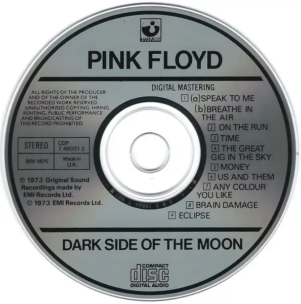 Pink Floyd The Dark Side of the Moon CD Rare - Photo 2