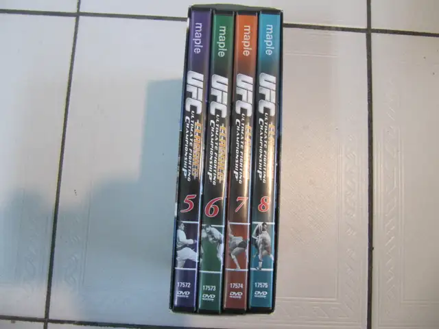 UFC Classics Collection Volumes 5-8 DVD Like New Circa 1994-96