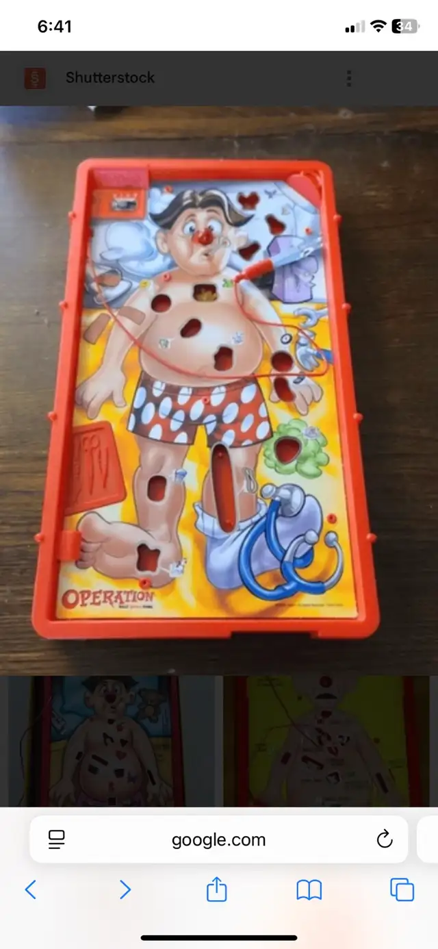 Hasbro Operation Game