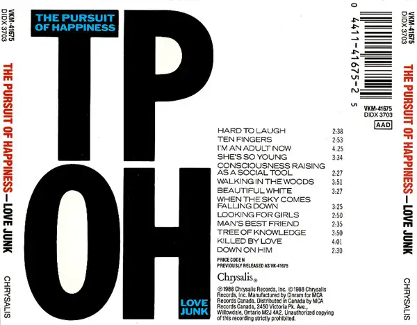 The Pursuit of Happiness Love Junk CD - Photo 2