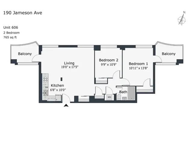 Renovated two bedroom, Jameson and Queen - ID 615 - Photo 14