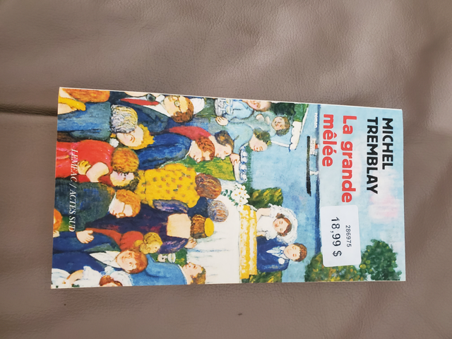 BON ROMAN NEUF DE MICHEL TREMBLAY LA GRANDE MELÉE 272PAGES $5.00 - Photo 3
