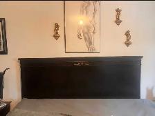 Solid Mahoney Headboard King Size