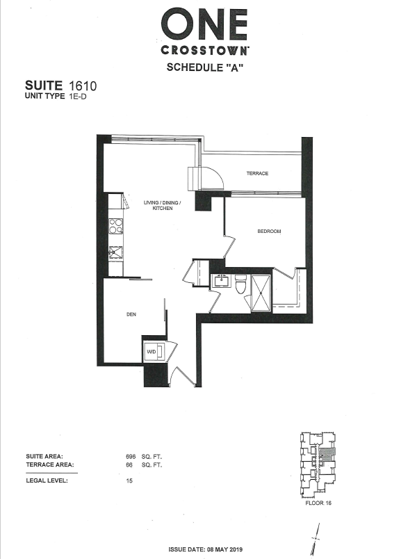 CROSSTOWN: Brand New Large 1 Den Condo For Rent w/PRKG - Photo 2