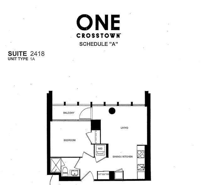 CROSSTOWN: Brand New Bright 1 Bedroom Condo For Rent - Photo 2