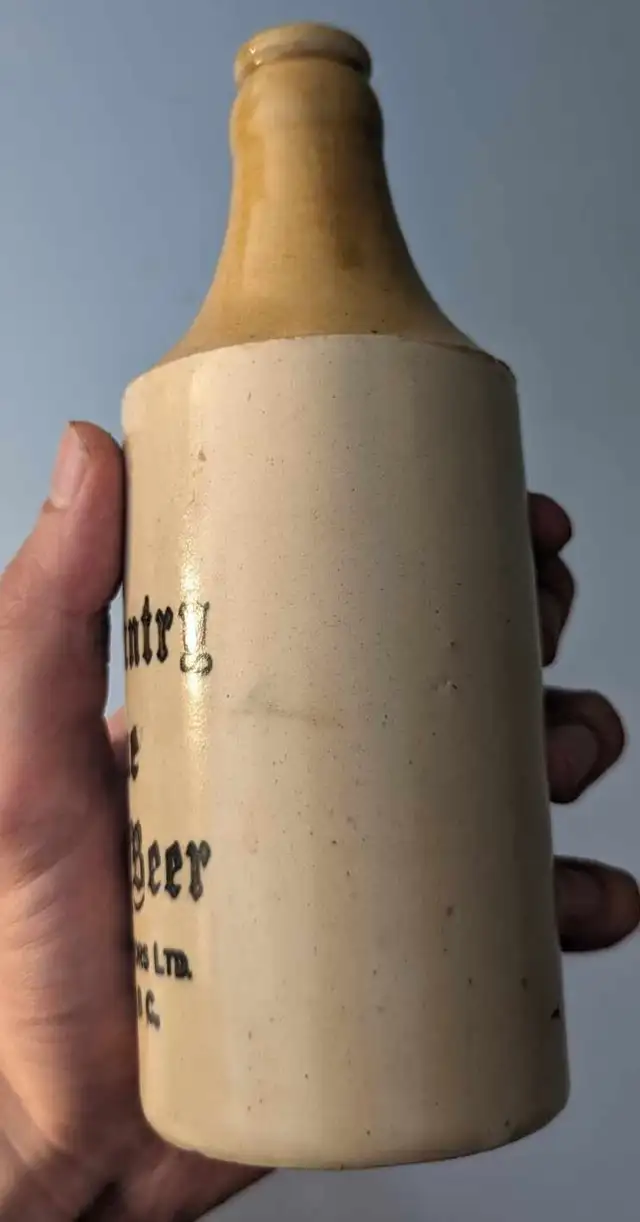 ANTIQUE 1900's YE OLD COUNTRY GINGER BEER (10 OZ.) BOTTLE - Photo 5