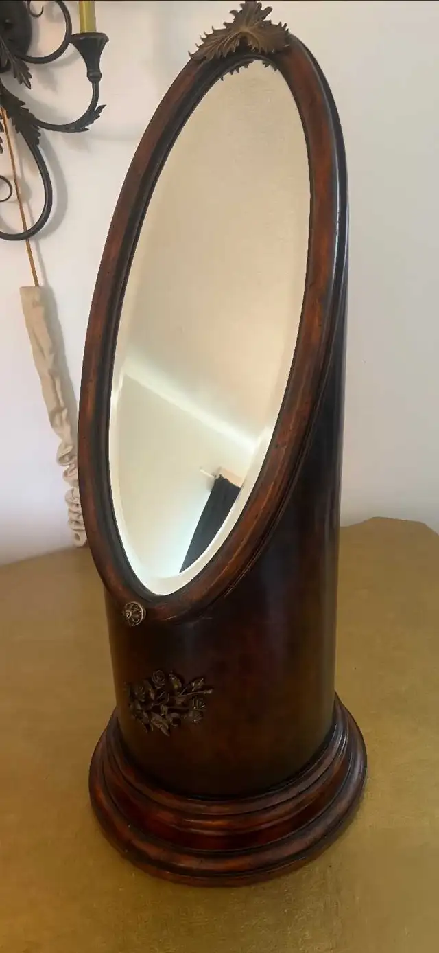Men's Dressing Mirror Cherry Veener