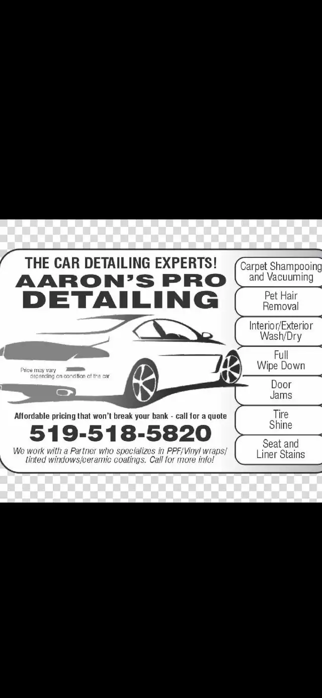 Aaron's pro detailing