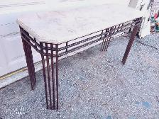 Tall Marble Top Entryway Table - Photo 2