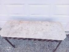 Tall Marble Top Entryway Table - Photo 3
