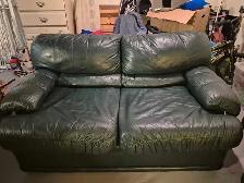 Leather couches