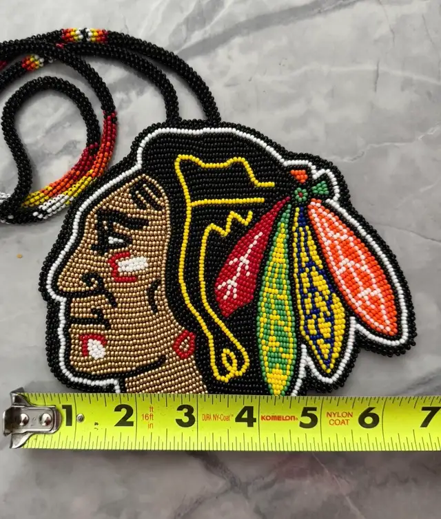 Beaded Medallion Chicago Bakchawks