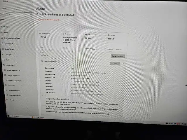 Dell OptiPlex 790 i7-2600 @ 3.40Ghz Win10 - Photo 4