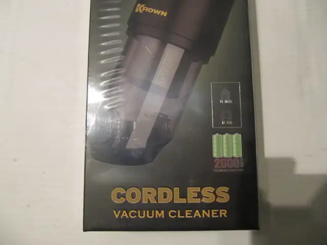 Krown Model 1650 6000pa Super Suction Cordless Vacuum CleanerNIB - Photo 7