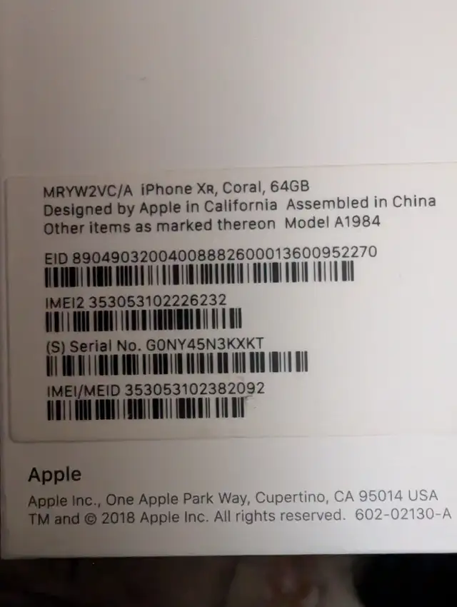 Apple IPHONE XR Coral,64GB reconditionner a neuf - Photo 6