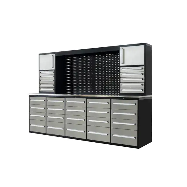 10FT 30D-2 Workbench Cabinet Durable Storage Solution - Photo 3