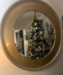 Large Gold Gilded Mirror