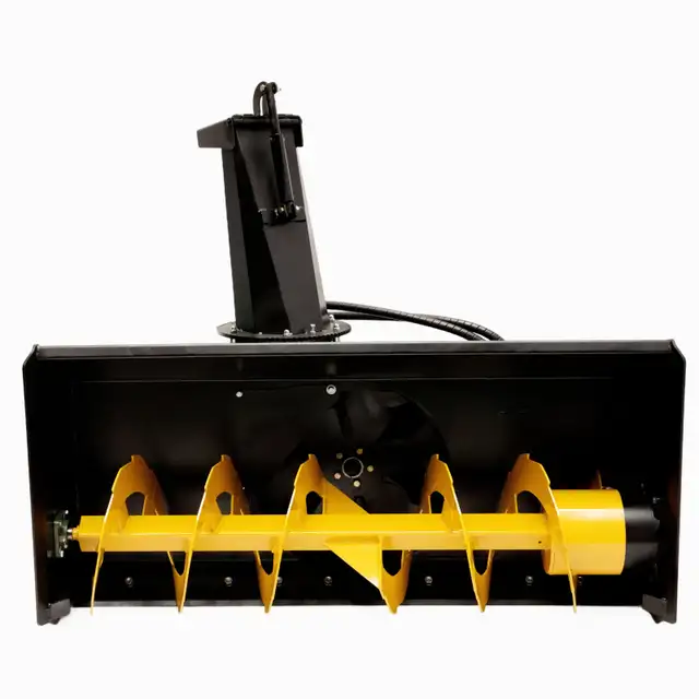 68 Inch Skid Steer Snow Blower Automatic Steering Heavy Duty