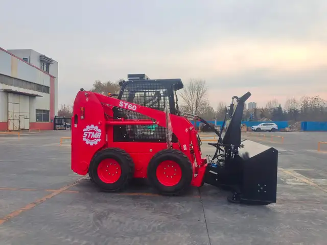 68 Inch Skid Steer Snow Blower Automatic Steering Heavy Duty - Photo 2