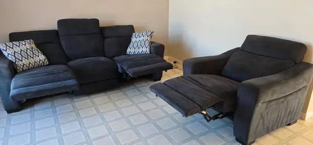 Reclining living room set for sale - Photo 2