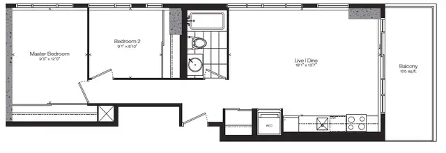 Modern downtown 2 bedroom condo - Parking included - Photo 8