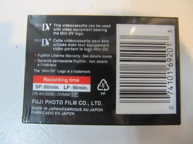 Fuji Film Mini DV Digital Video Cassette Three Piece Lot Sealed - Photo 4