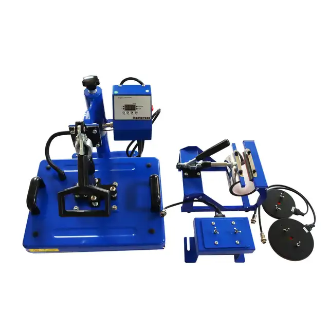 110V 5in1 Hat Cap Mug Heat Press Machine Print Transfer 110401