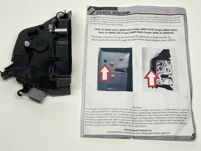 BMW e46 M3 Power Door Lock Actuator. Part # 937-810. 937810. - Photo 3