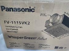 PANASONIC WHISPER GREEN EXHAUST FAN