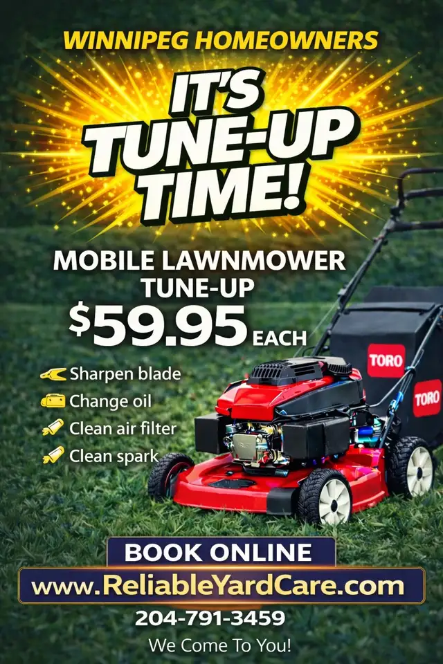 Mobile Lawnmower Tune-Up