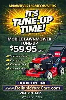 Mobile Lawnmower Tune-Up