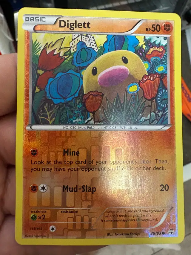 Diglett Pokémon Card