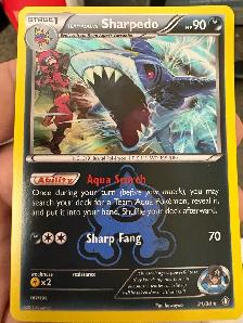 Team Aqua’s Sharpedo Pokemon Card