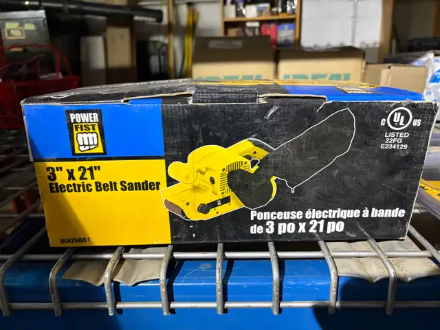 New Power Fist 3" x 21" Electric Belt Sander - Photo 2