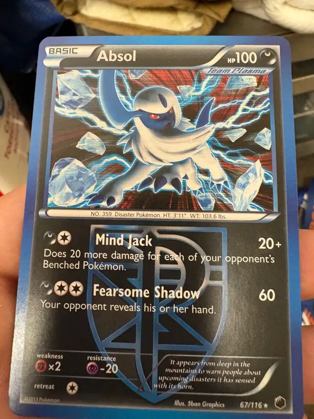 Absol (Team Plasma) Pokemon Card