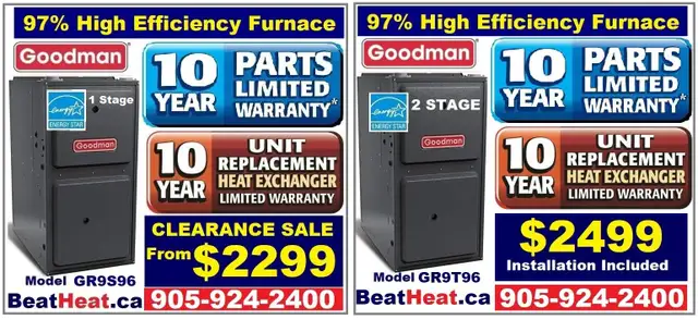 carrier Lennox Goodman Air Conditioner Furnace with installation - Photo 9