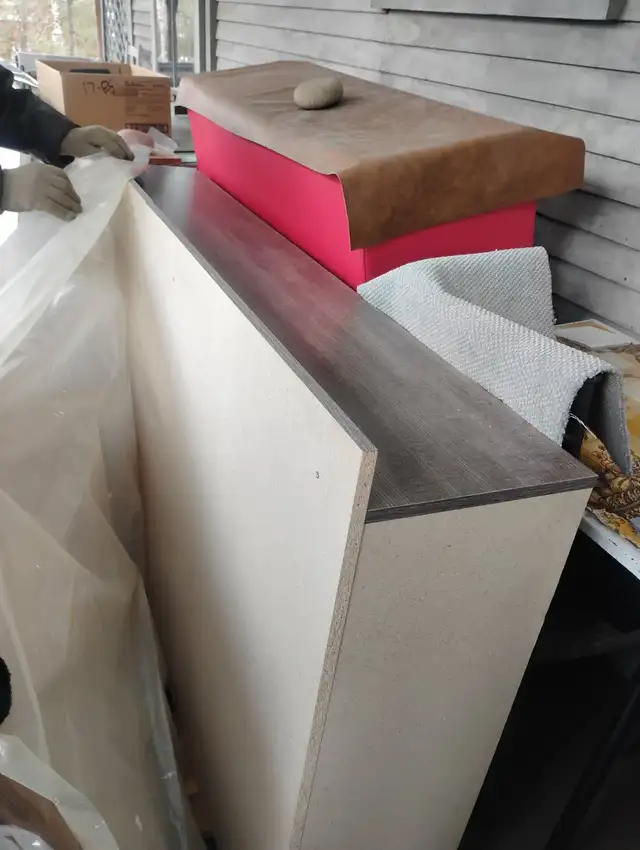 Ensemble de chambre à coucher: lit, armoire(x2) et commode - Photo 4